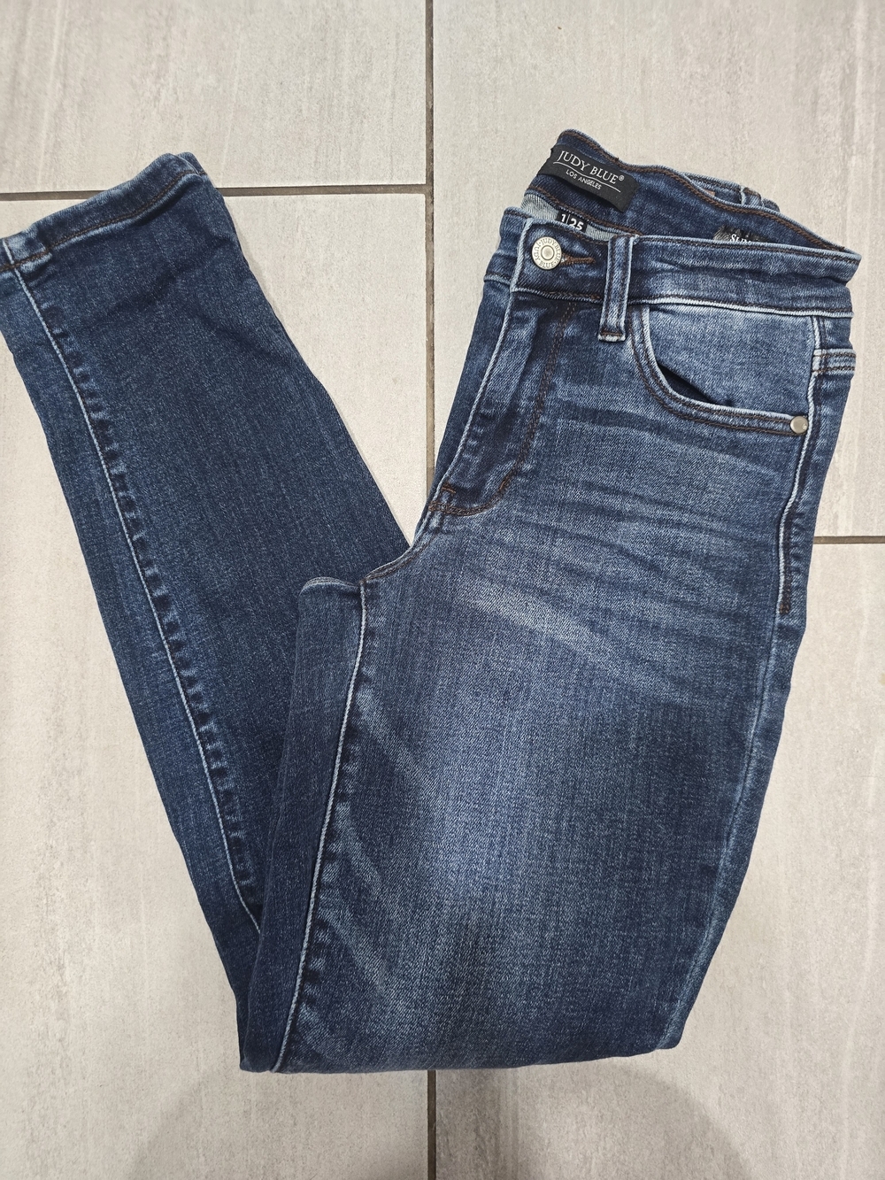 Judy Blue Slim Fit Jeans Women's Size 1/25 Dark Wash Stretch Skinny Denim